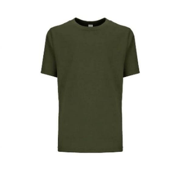Next Level Youth Boys’ Cotton Crew XL MILITARY GREEN