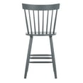 thumbnail image 6 of SAFAVIEH Providence Solid Spindle Back Counter Stool with Footrest, Grey, 6 of 13