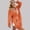 Red, variant on Women's Hoodie Dress, Side Opening Long with Pockets for Fall Black L