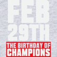 thumbnail image 2 of CafePress - Feb 29Th The Birthday Of Champions Body Suit - Cute Infant Bodysuit Baby Romper - Size Newborn - 24 Months, 2 of 3
