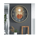 thumbnail image 2 of Reloj de Pared Decorativo BLOOSOM Moderno Silencioso 30 cm Gradient Gray, 2 of 4