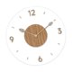 thumbnail image 5 of Reloj de pared decorativo nórdico creativo acrílico versátil silencioso para la pared Diámetro redondo de 30 cm, 5 of 9