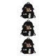 thumbnail image 5 of Wosthever Mochilas de mujer Bolsa de viaje Bolsos multibolsillos antirrobo negro Type1 NO1, 5 of 6