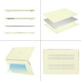 thumbnail image 3 of MOSISO Compatible with 2025-2023 MacBook Air 15 inch Case M4 A3241 M3 A3114 M2 A2941 with Liquid Retina Display Touch ID, Plastic Hard Shell Case&Keyboard Cover&Screen Protector&Type C, Pastel Yellow, 3 of 6