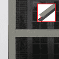 thumbnail image 6 of Screen Tight Porch Screening System Kit - Cap , Base, Rollerknife - 5 Pack - 3.5-in x 96-in - Brown, 6 of 8