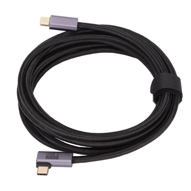 Cable Tipo C De 90 Grados, Resistente Al Desgaste, Fuerte Plug And Play, Cable De Datos De Codo Tipo C, Proceso De Chapado En Oro Para Teléfonos Móviles Para Dispositivos Tipo C Octpeak 300 cm/118,1 pulgadas