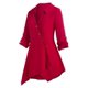 thumbnail image 1 of Blusa Talla Extra Corte Asimétrico Botones Rosegal Blusas Tallas Grandes, 1 of 5