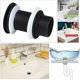thumbnail image 4 of Tapón de desagüe para lavabo de baño, construcción de latón macizo con tratamiento de superficie negro mate, diseño emergente universal, prevención de óxido, dos capas de silicona gruesas de sellado,, 4 of 5