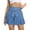 Blue, variant on Zoeecloth Womens Shorts Leg Shorts Wide Leg High Waisted Drawstring Ruffle Flowy Shorts S-XL