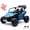 Blue, variant on Akaber Kids Ride On Car for 3-9, 24V 4x200W Motors Ride on Toy with Remote Control, LED Lights, 18" Leather Seat, Rear Storage Basket