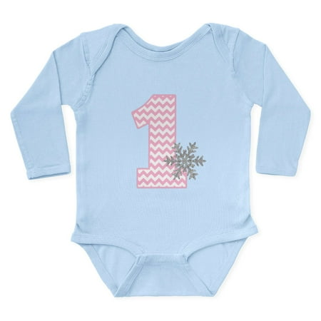 

CafePress - Snowflake 1 Body Suit - Long Sleeve Cotton Baby Bodysuit