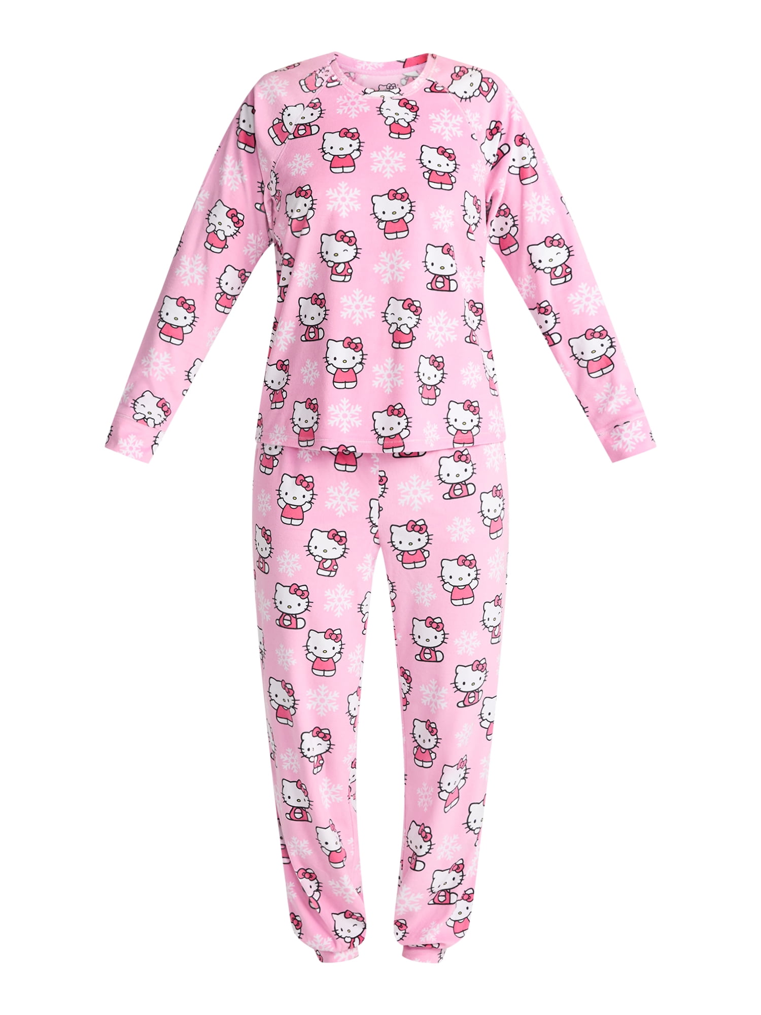 Hello Kitty Women's Pajama Set, 2-Piece, Sizes S to 3X
