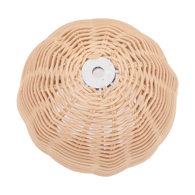 Minkissy 1Set Rattan Woven Lamp Stand for Night Stand Light Lamp in Office