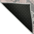 thumbnail image 3 of Addison Rugs Chantille Indoor/Outdoor Transitional Floral Gray Washable Rectangle Rug, 2'6" x 3'10", 3 of 6