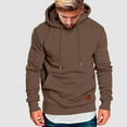 thumbnail image 4 of Gibobby Mens Hoodie Sweatshirt Zip Up Hooded Sweatshirts Soft Casual Hoodies(Coffee,3XL), 4 of 4