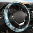 thumbnail image 5 of Kdxio Sea Marine And Lighthouse Print Elastic Stretch Steering Wheel Cover,Auto Steering Wheel Cover,15 Inch Anti-Slip,Warm in Winter and Cool in Summer,Fit Suvs,Vans Cars,Trucks, 5 of 7