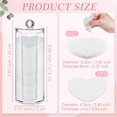 thumbnail image 2 of YBQF 120 Pcs Compressed Facial Sponges with Container Face Sponge Disposable Sponge Pads for Washing Face Cleansing Exfoliating Esthetician Makeup Removal(White, Heart), 2 of 5