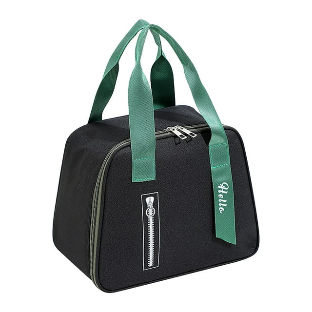 Cagogo under $5 Insulated Lunch Bag, Insulated Lunch Bag Portable Tote, Aluminum Foil Thermal Food Bag, Work Study Picnic Lunch Box Carrier, Men WomenKidsLunch Cooler Bag
