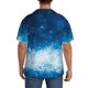 thumbnail image 3 of Fotbe Blue Glitter Sparkles Camisa Estampada de Manga Corta para Hombre, Casual de Verano, Estilo Playero, Sin Arrugas-XX-Large, 3 of 5