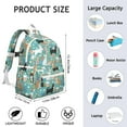 thumbnail image 6 of Chihuahua and Flower Florals Backpack for School,Cute School Bag,Schoolbag with Adjustable Shoulder Straps & Padded Back,13.4"x11"x4.7", 6 of 6