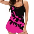thumbnail image 1 of Womens Tankini Bathing Suit for Women Two Piece Bathing Suits Plus Size Swimsuit Swimsuits Tummy Control Swimwear, 1 of 9
