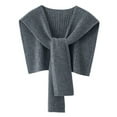 thumbnail image 2 of Sweater Shawl Wraps for Women, Soft Warm Knitted Shawls Travel Casual Scarf Cape Shoulder Tops Fashion Wrap Lady Shawl, 2 of 7