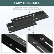 Unicook Set of 3 Gas Grill Heat Plates, Adjustable Heat Plate Shield Heat Tent, Porcelain Grill Burner Cover, BBQ Gas Grill Replacement Parts