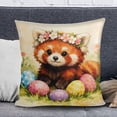 thumbnail image 2 of Easter Pillow Covers for Decorative Throw Pillows for Men Women 18X18 Inch Blank White Polyester Pillowcase for Drawing, 2 of 5