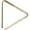 8 in. Triangle, variant on SABIAN B8 Bronze Band and Orchestral Triangles 6 in. Triangle