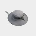 thumbnail image 4 of Now Available! Kilaqueen Boonie Hats with Retractable Snap Brim for Men Women Foldable Breathable Lace-Up Sun Hat, Round Mesh Ventilation Hiking Hat, 4 of 4