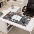thumbnail image 3 of Long Mouse Pads for Desk,Dalmatian Corgi Bulldog Desk Mats on Top Of Desks, Desk Mouse Pad Extra Large with 3mm Non-Slip Base and Stitched Edge for Gaming,Office,Work,Home 31.5"x15.7", 3 of 6