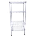 thumbnail image 3 of Sales Promotion! 4-Shelf Shelving Units and Storage, Rectangle Carbon Steel Metal , Adjustable Heavy Duty Steel Wire Shelving Unit for Garage, Kitchen, Office, 3 of 9