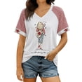 thumbnail image 3 of Vintage Dolly V‑Neck T‑Shirt, Parton Country Music Shirt, Nashville Western Top, Anniversary Gift, Concert Outfit Graphic Tee XXL, 3 of 5
