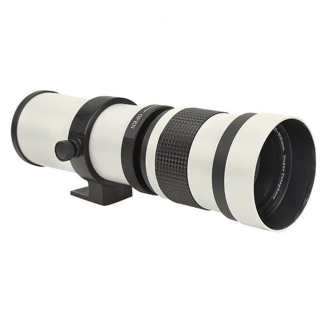 Lente De Enfoque Manual, Teleobjetivo, Cámara De Fotografía, Soporte Para Cámara Para Regalo De Cámara Con Montura EF-S