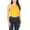 MUSTARD, variant on FashionMille Women's Regular Fit Sleeveless Ribbed Halter Crop Top