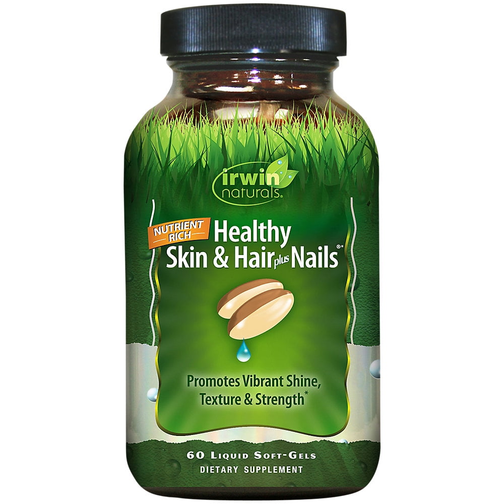 Healthy Skin  Hair Plus Nails  Promotes Shine, Texture  Strength (60 Softgels)