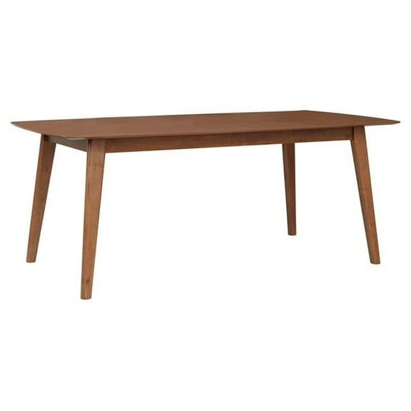 Unique Furniture Sedona 78" Rectangular Solid Wood Dining Table in Walnut
