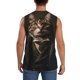 thumbnail image 4 of Fotbe Victorian Gentle Cat Men's Camiseta sin Mangas Estampada para Hombres, Playera Casual para Gimnasio, Entrenamiento, Playa-3X-Large, 4 of 7