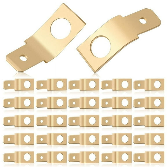 Non-Insulated Solderless Disconnect Adapter, 1/4 Inch Male Tab,Quick Disconnect Connector, Electrical Terminal Kit 25pcs