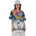 thumbnail image 4 of Happy New Year with Bull Terrier Fireworks Holiday Xmas Winter 2025 Hawaiian Shirt Breathable Summer Unisex Merch Bully Dog Lovers Gifts Idea - 00025, 4 of 6