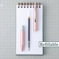 thumbnail image 6 of Pilot Acroball 1000 Ultra Premium Ballpoint Pen-Rose Gold Barrel Fine Point Black Ink, 6 of 6