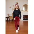 thumbnail image 5 of Arshiner Toddler Girls 2 Piece Outfits Cute Clothes Long Sleeve Sweatshirts and Sweatpants with Pockets, 5 of 6