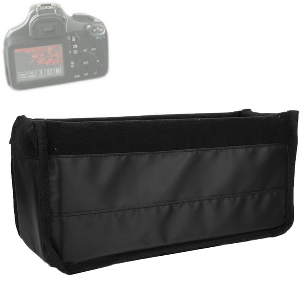 M Buder Bolsa Impermeable Antigolpes para Cámara DSLR Lente Divisor Acolchado Estuche (Negro)