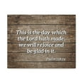 thumbnail image 5 of Scripture Walls Psalm 118:24 Rejoice And Be Glad Bible Verse Canvas Christian Wall Art Ready to Hang Unframed, 5 of 17