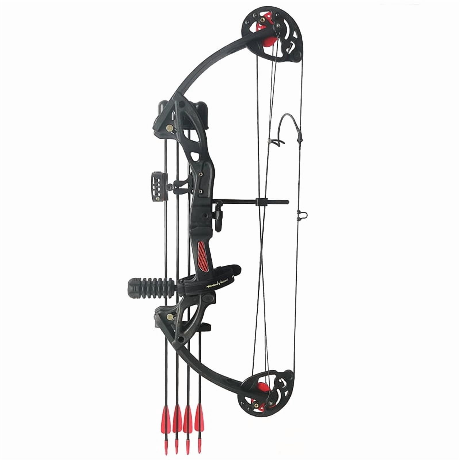 Compound Bow Archery kit for Youth & Beginner, Right Handed,19”-28” Draw Length,15-29 Lbs Draw Weight, 260 fps, Lightweight Design