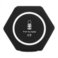 thumbnail image 2 of C2 Microphone -Filter Wind Shield Acoustic for Record Studios Mic Sound-Absorbing Foam Vocal Isolation, 2 of 9