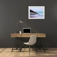 thumbnail image 3 of Collins, Ann 18x15 White Modern Wood Framed Museum Art Print Titled - Moon Setting Over Scripps Pier, 3 of 4