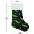 thumbnail image 3 of SKYSONIC Cute Crocodile Christmas Stockings 2PCS,Big Xmas Stockings Gift Decorations and Party Supplies,Used for Fireplace Decoration Socks Christmas Tree Decoration, 3 of 7