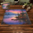thumbnail image 7 of River's Edge Products 1000 Piece Puzzle, Jigsaw Puzzle in Tin for Adults, Teenagers, and Kids, Unique Nature Landscape Puzzle, 28 by 20 Inches, Cabin Scene, 7 of 7