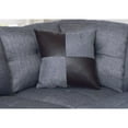 thumbnail image 5 of Hassch Futon 3 PC Sectional Sofa Set with Storage Ottoman,Gray, 5 of 5